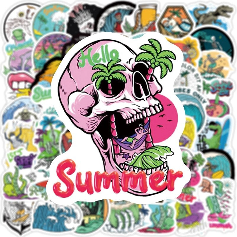 Skull Surfers Squad - 50pcs
