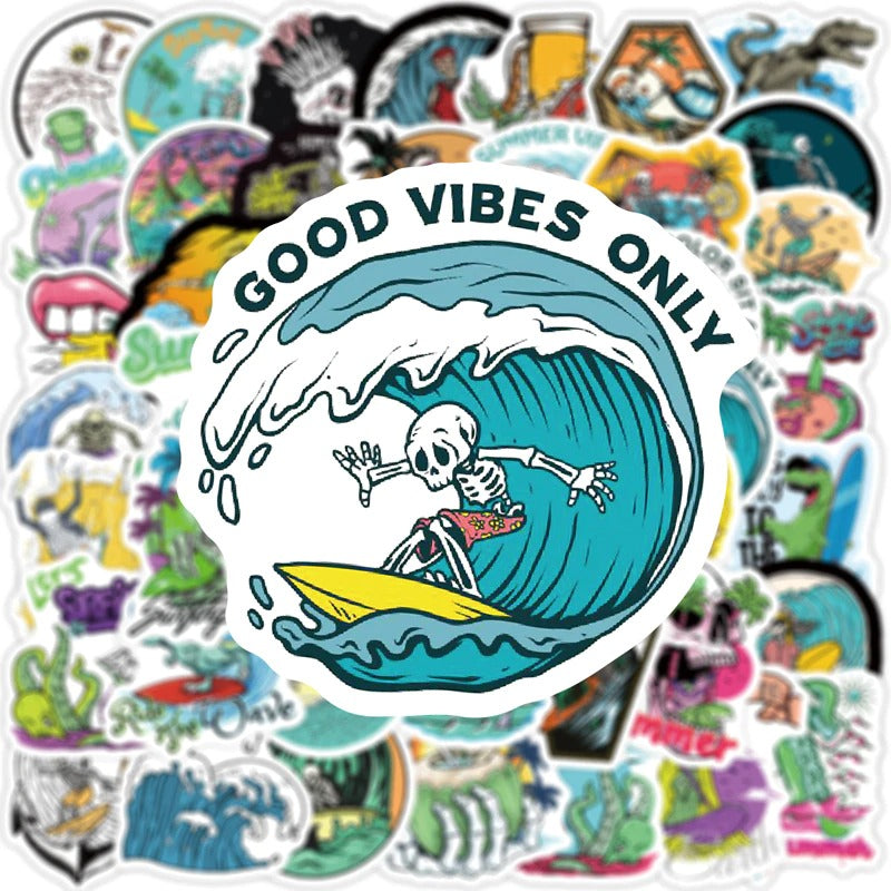 Skull Surfers Squad - 50pcs