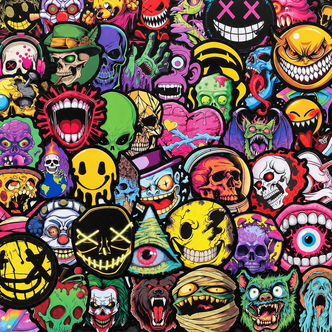 Smile & Scream! - 50pcs