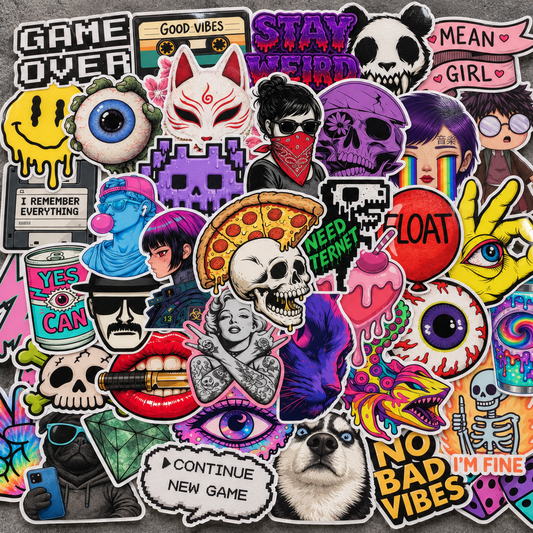 The Ultimate Stickerbomb™ - 100pcs