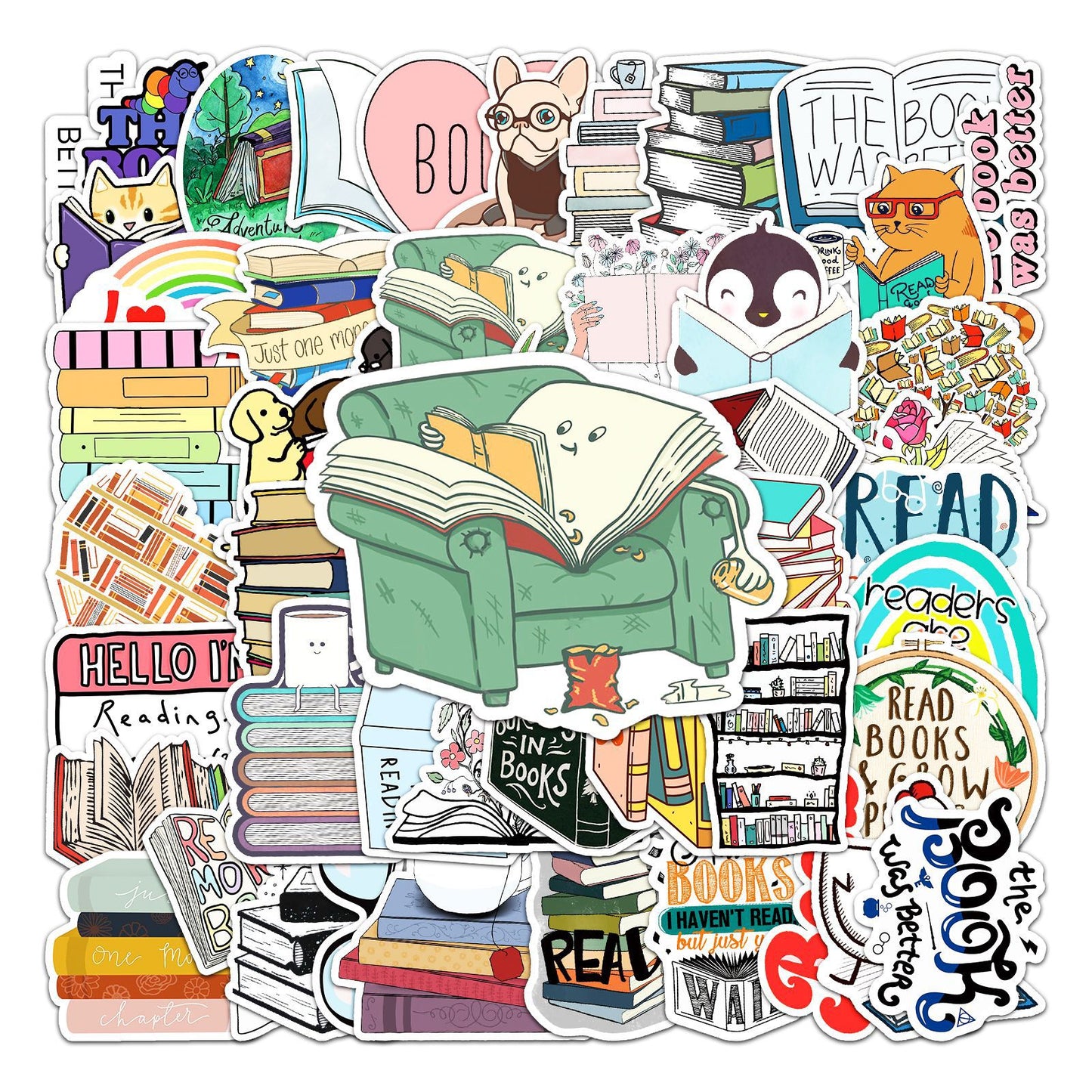 Go Away, I'm Reading! - 50pcs