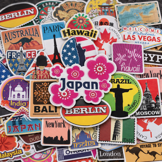 Traveler Sticker Pack - 50pcs