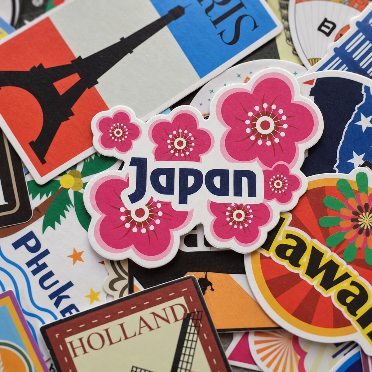Traveler Sticker Pack - 50pcs