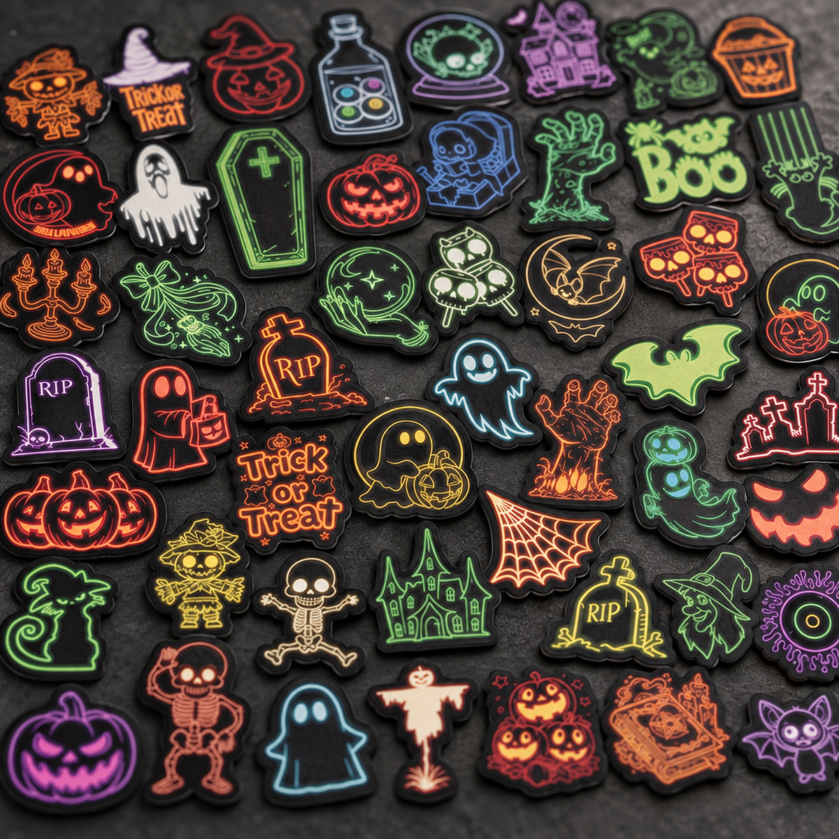 Neon Nightmares - 50pcs