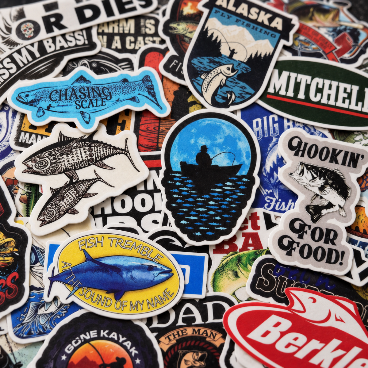 I Love Fishing! - 50pcs