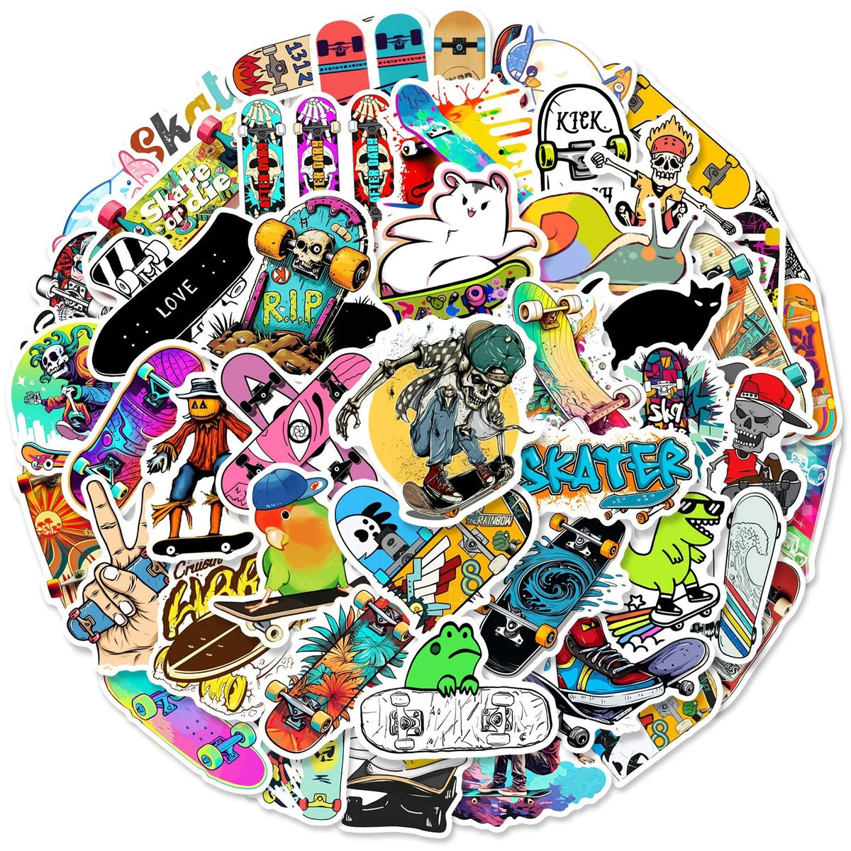 Skater x Graffiti - 50pcs