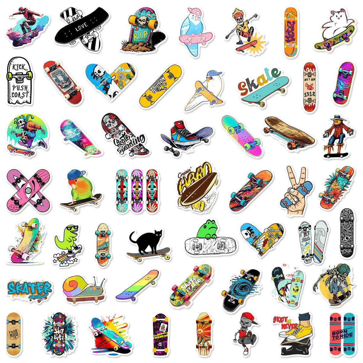 Skater x Graffiti - 50pcs