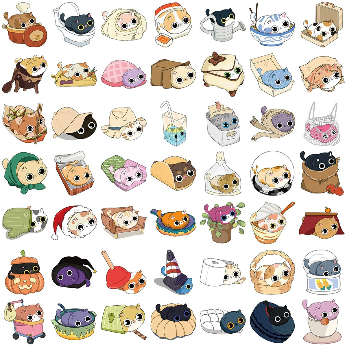 Purrfectly Hidden! - 50pcs