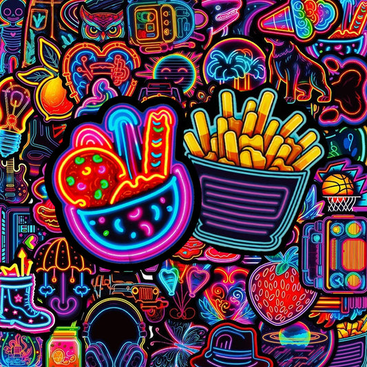 Neon Junk Drawer - 50pcs