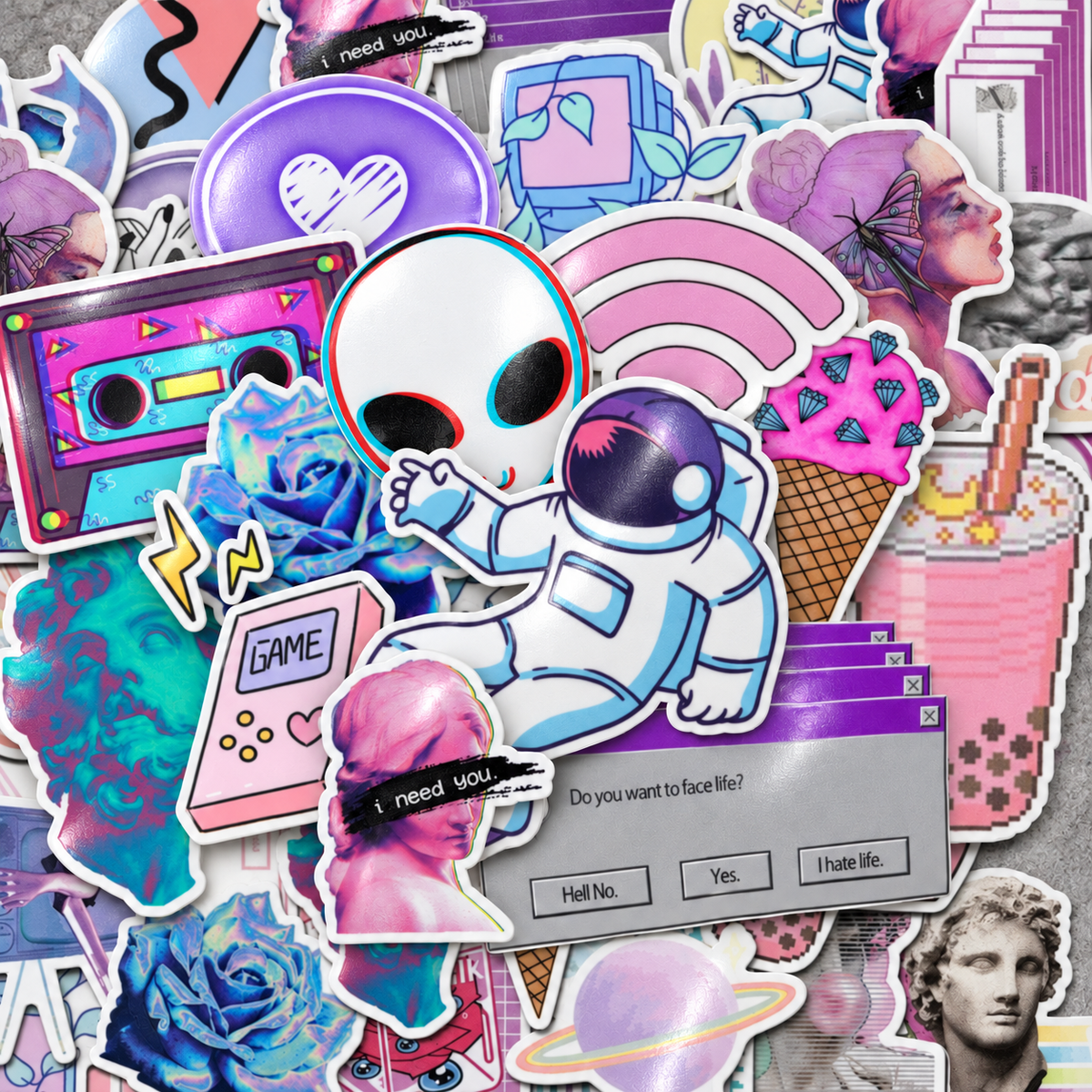 Vaporwave Pack - 50pcs