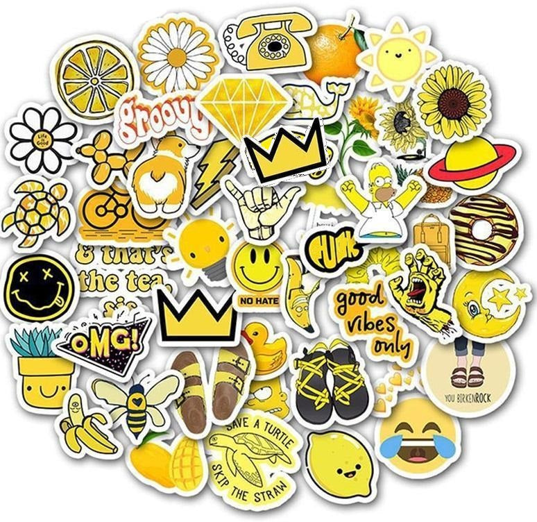 Yellow - 50pcs