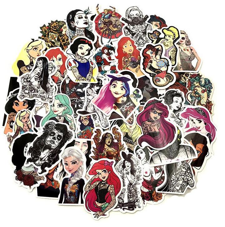 Tattoo Princesses - 50pcs