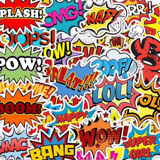 Bang, Kapow! - 50pcs