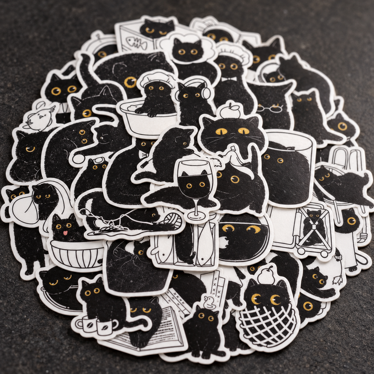 Purring Shadow - 50pcs
