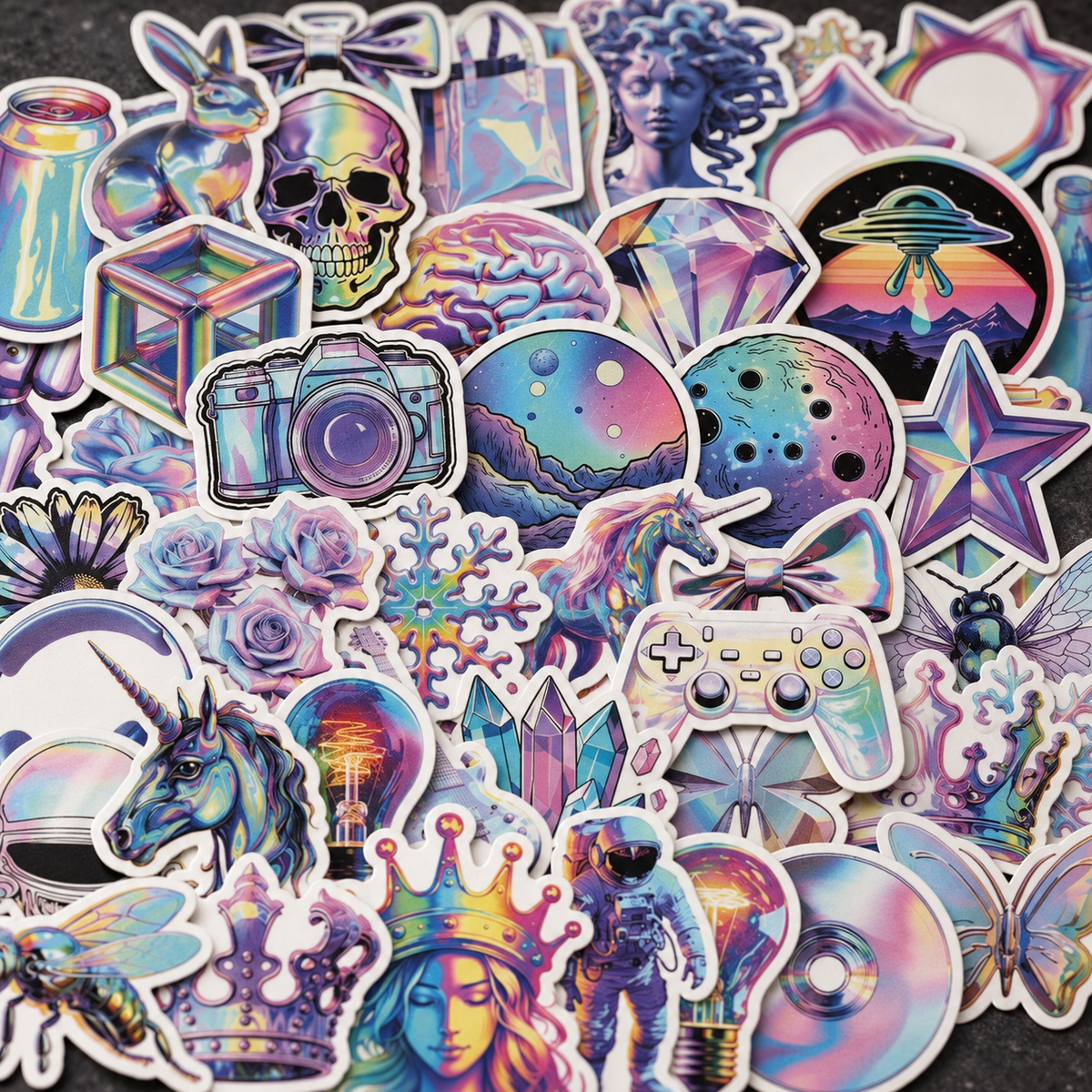 Psychedelic 3D - 50pcs