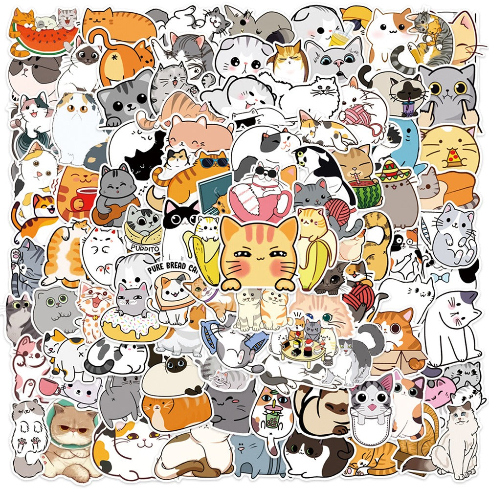 Cartoon Cats - 50pcs