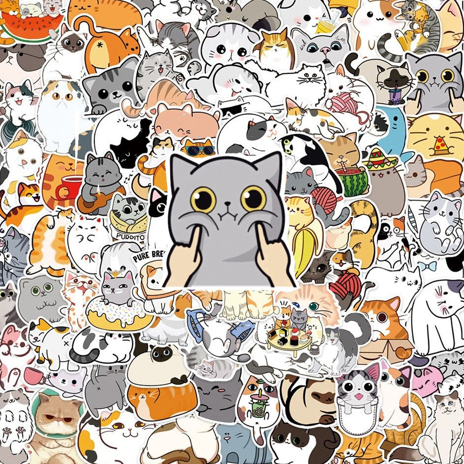 Cartoon Cats - 50pcs