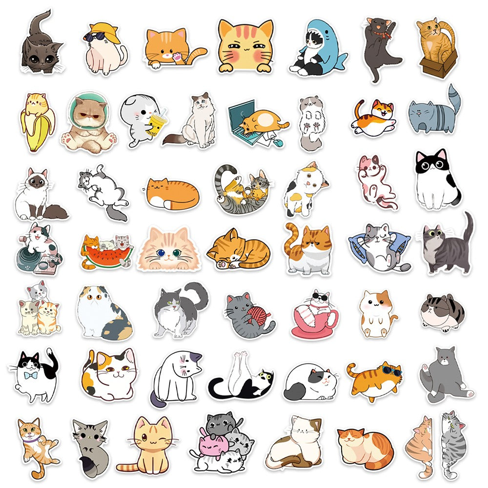 Cartoon Cats - 50pcs