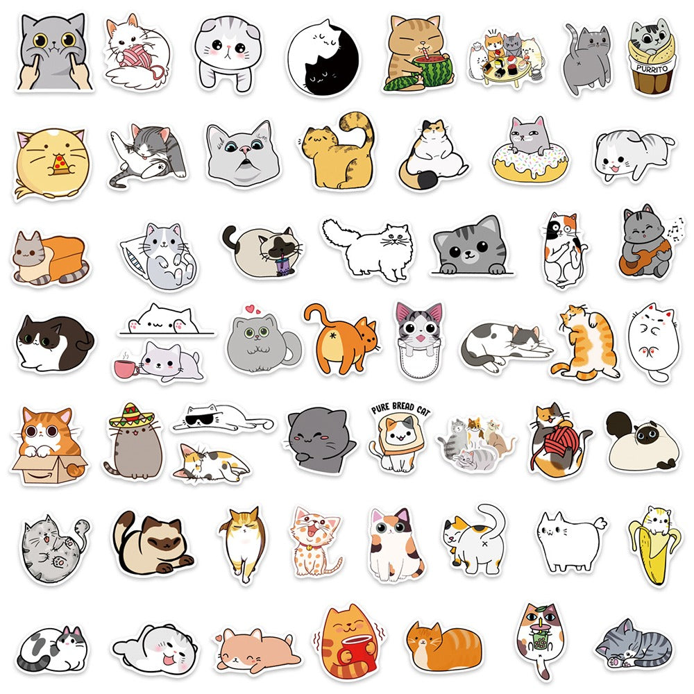 Cartoon Cats - 50pcs