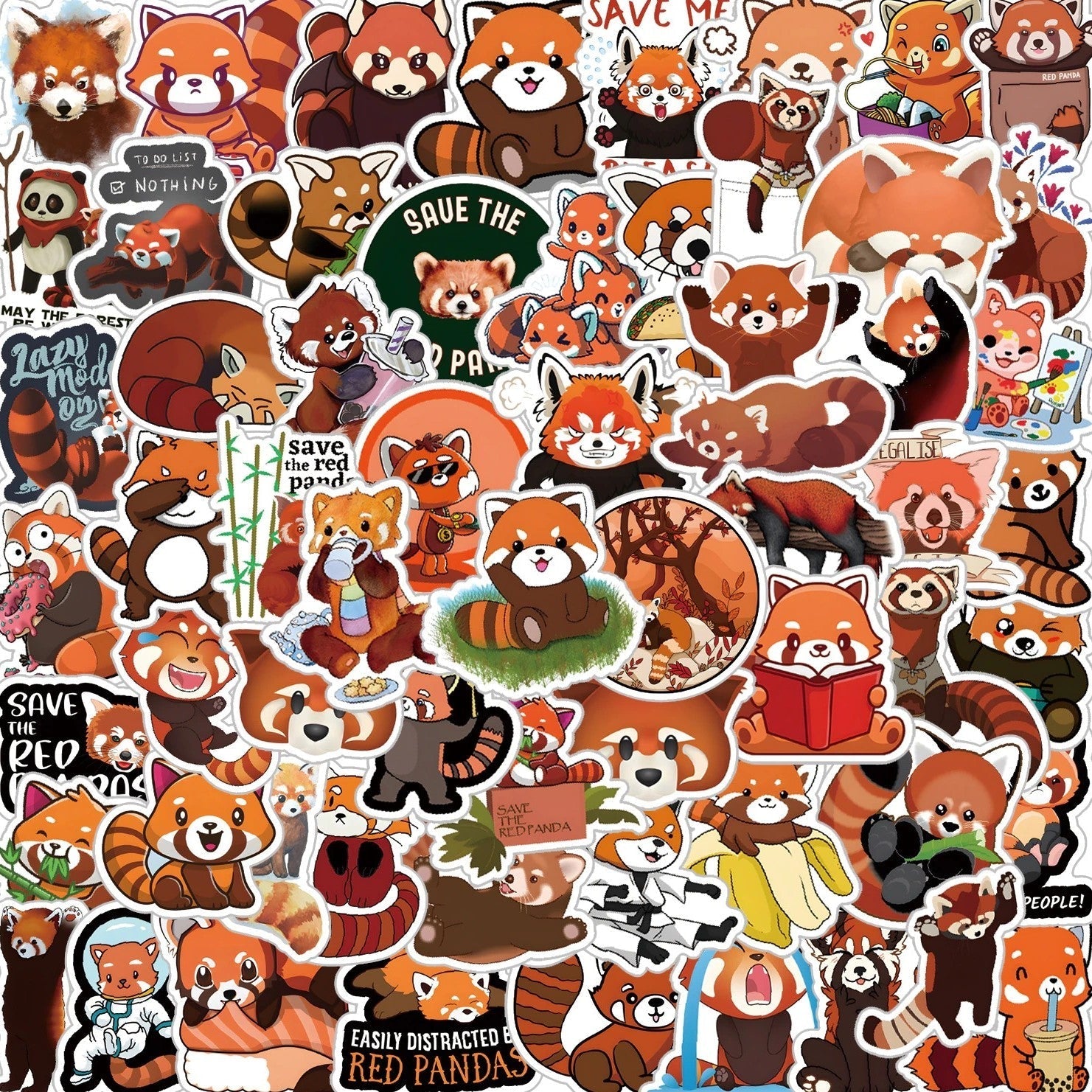 Red Panda - 50pcs