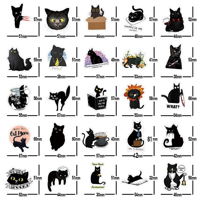 Black Cat - 50pcs