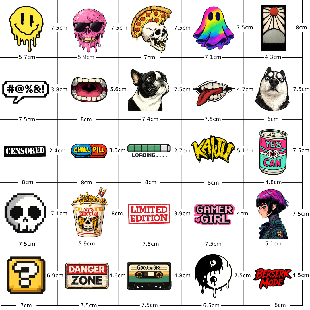 The Ultimate Stickerbomb™ - 100pcs