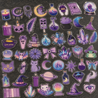 [Transparent Border] Purple Gore Garden - 50pcs