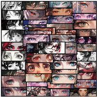 Her Eyes (Anime) - 50pcs