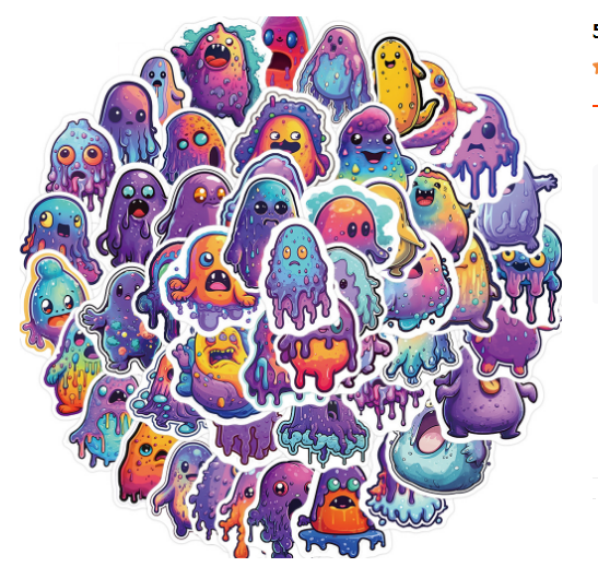 Bubble Monsters - 50pcs