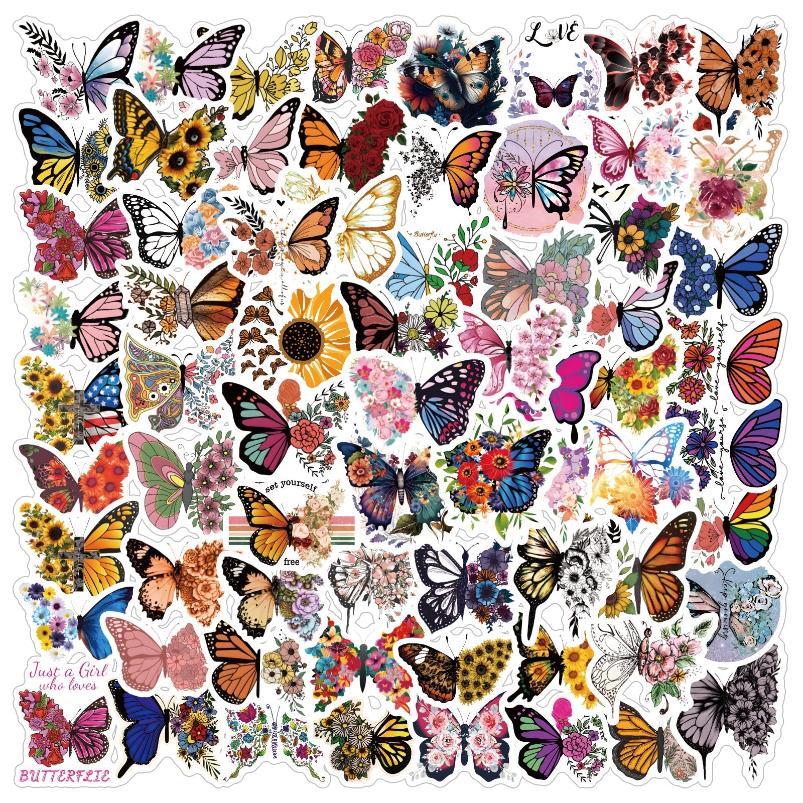 FloralWIngs - 50pcs