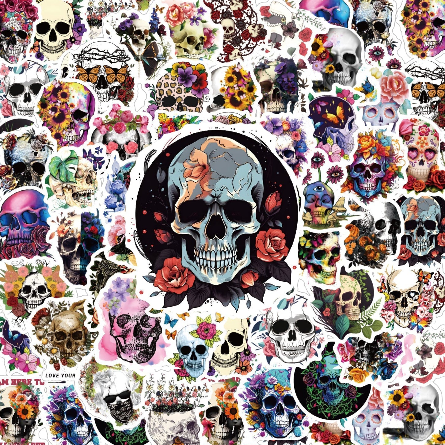 Pretty Skulls - 50pcs