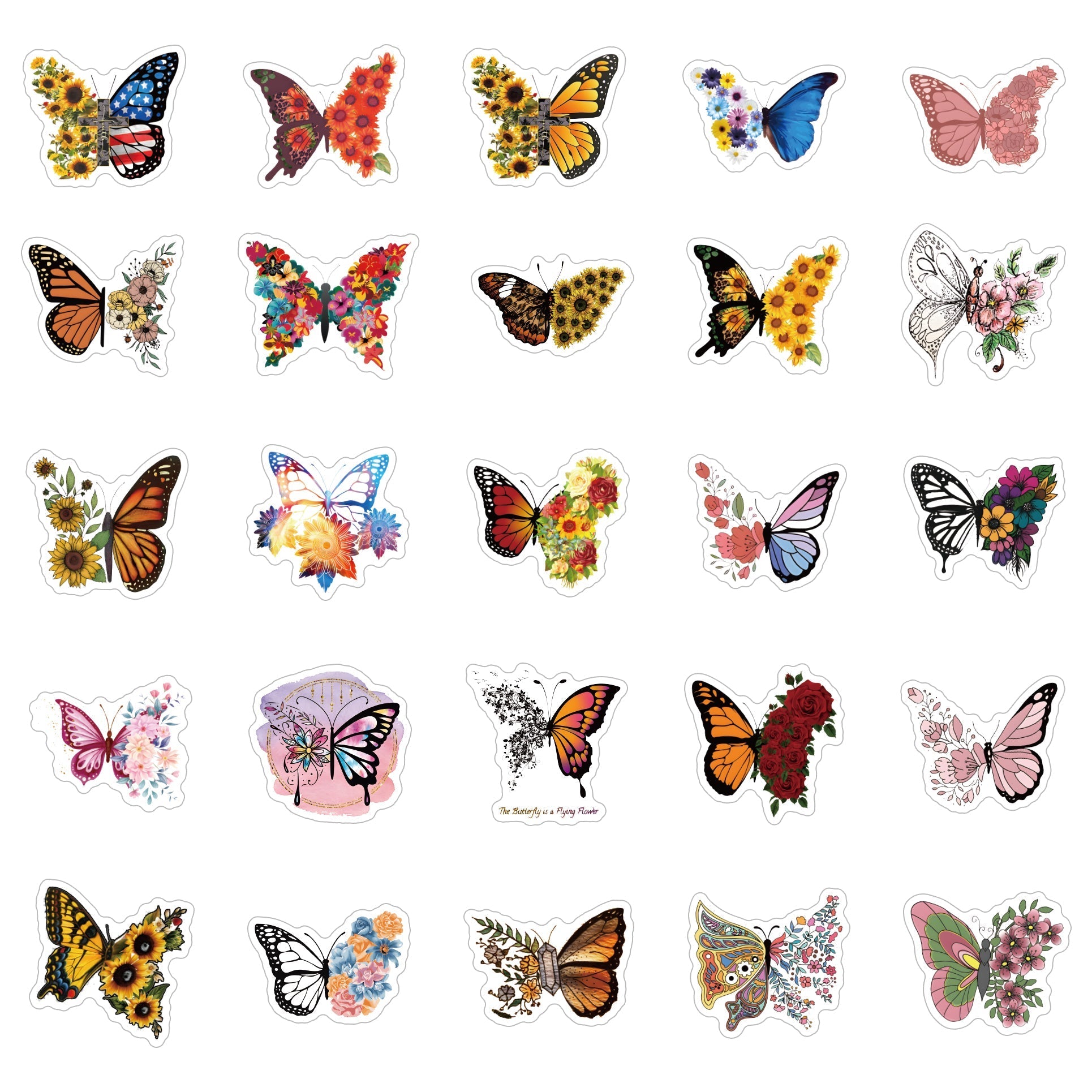FloralWIngs - 50pcs