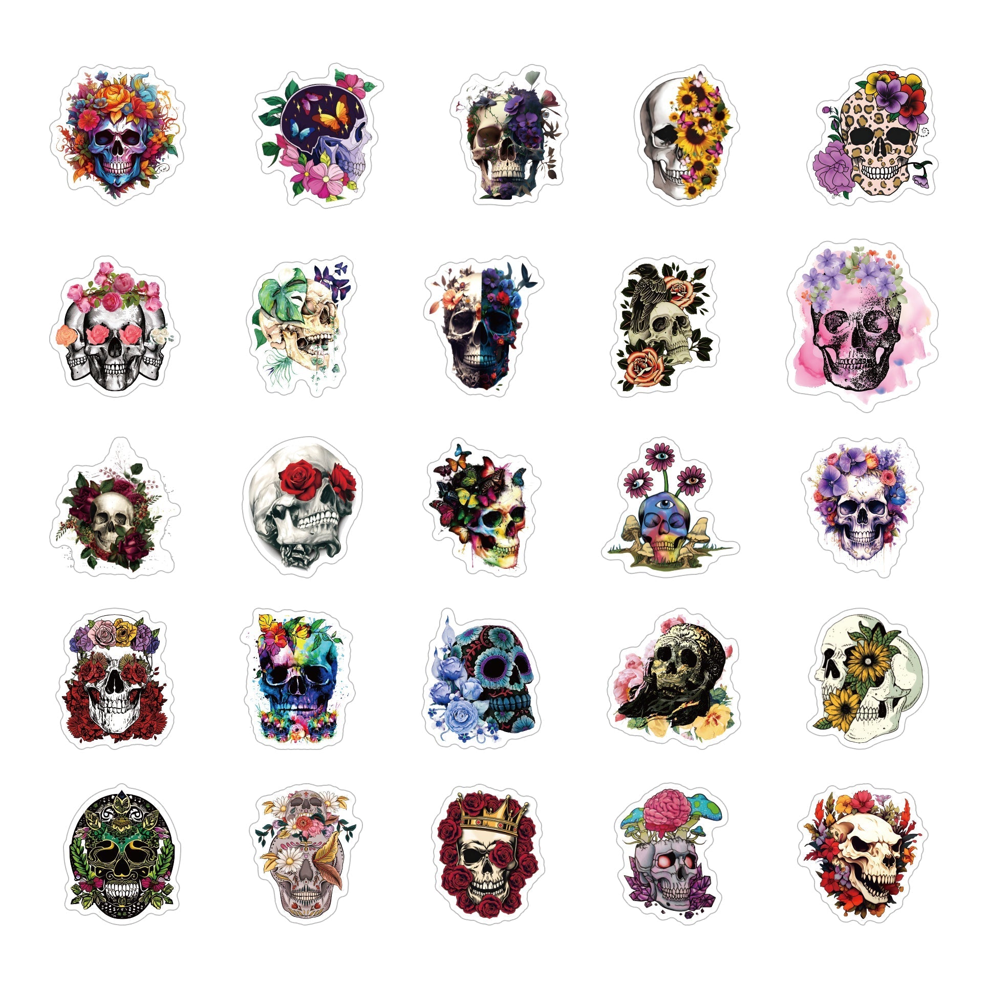 Pretty Skulls - 50pcs