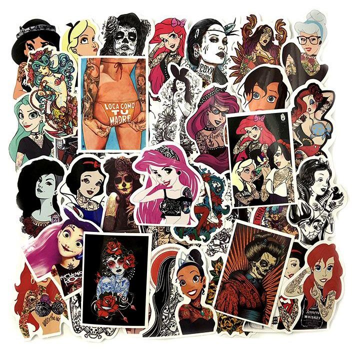 Tattoo Princesses - 50pcs