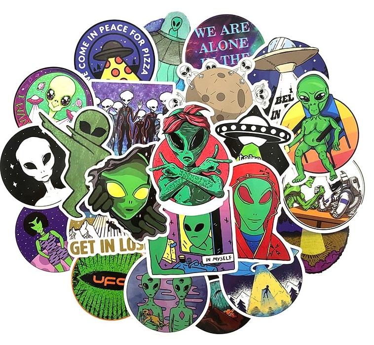 Space & Aliens - 50pcs