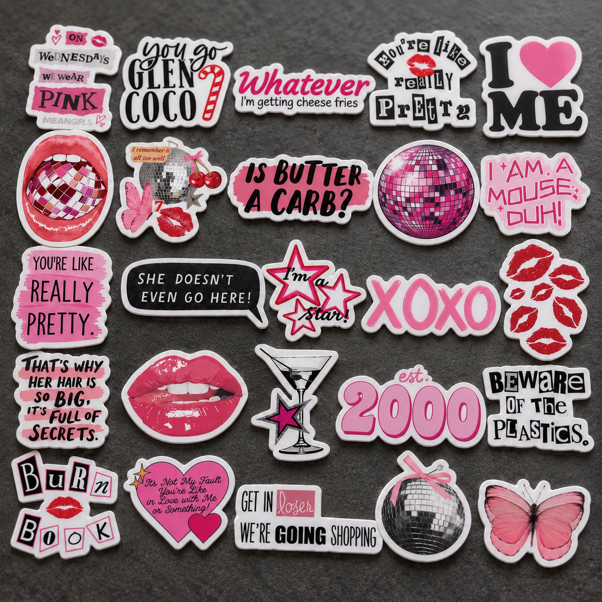 Pink Punk Throwback - 50pcs