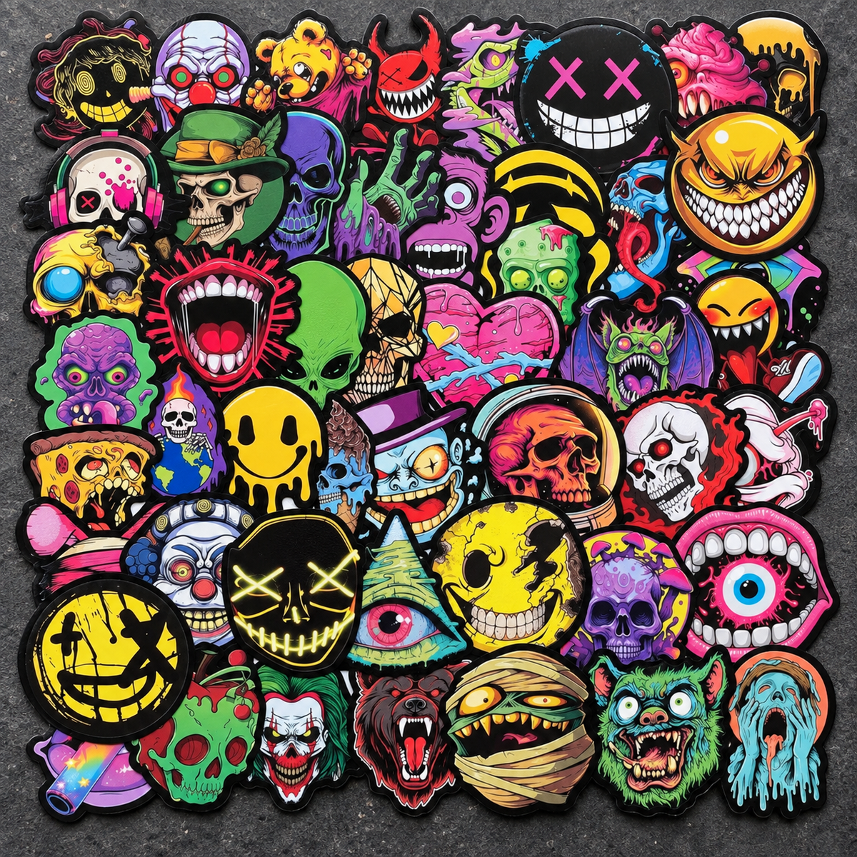 Smile & Scream! - 50pcs