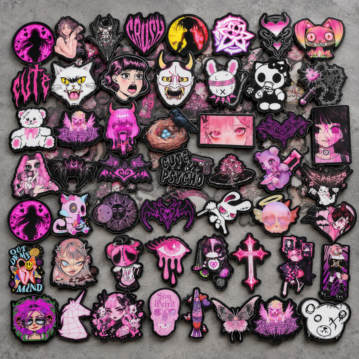 Cute X Psychotic - 50pcs