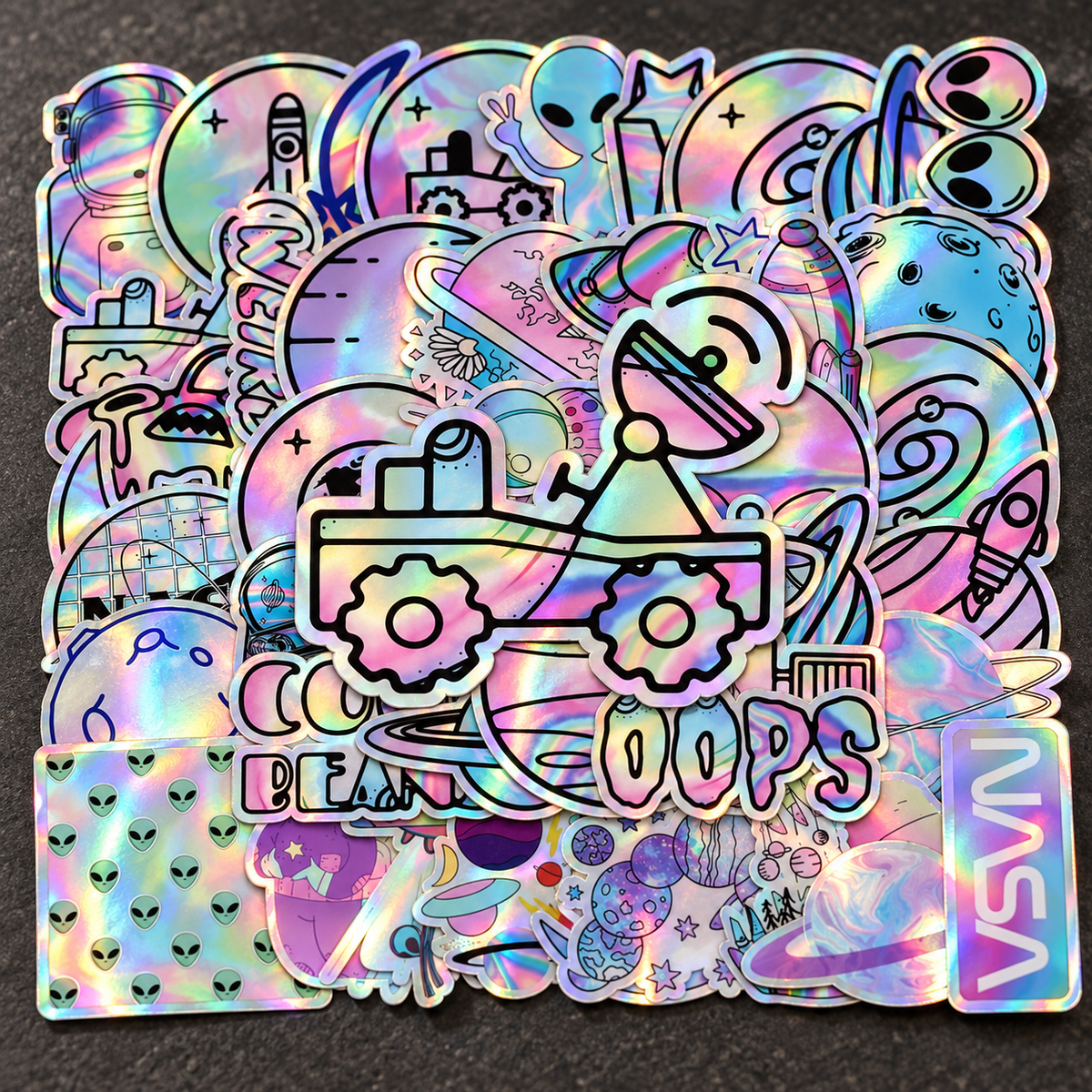 [Holographic] Cosmic Refractions - 50pcs