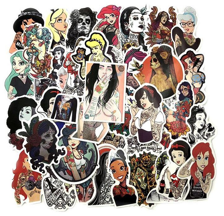 Tattoo Princesses - 50pcs