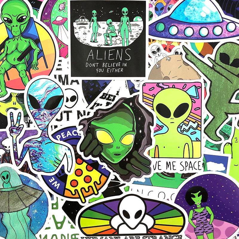 Space & Aliens - 50pcs