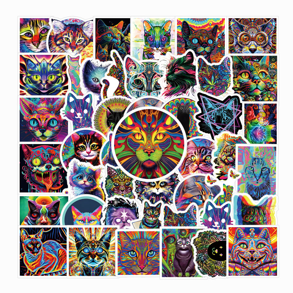 Trippin Cats - 50pcs