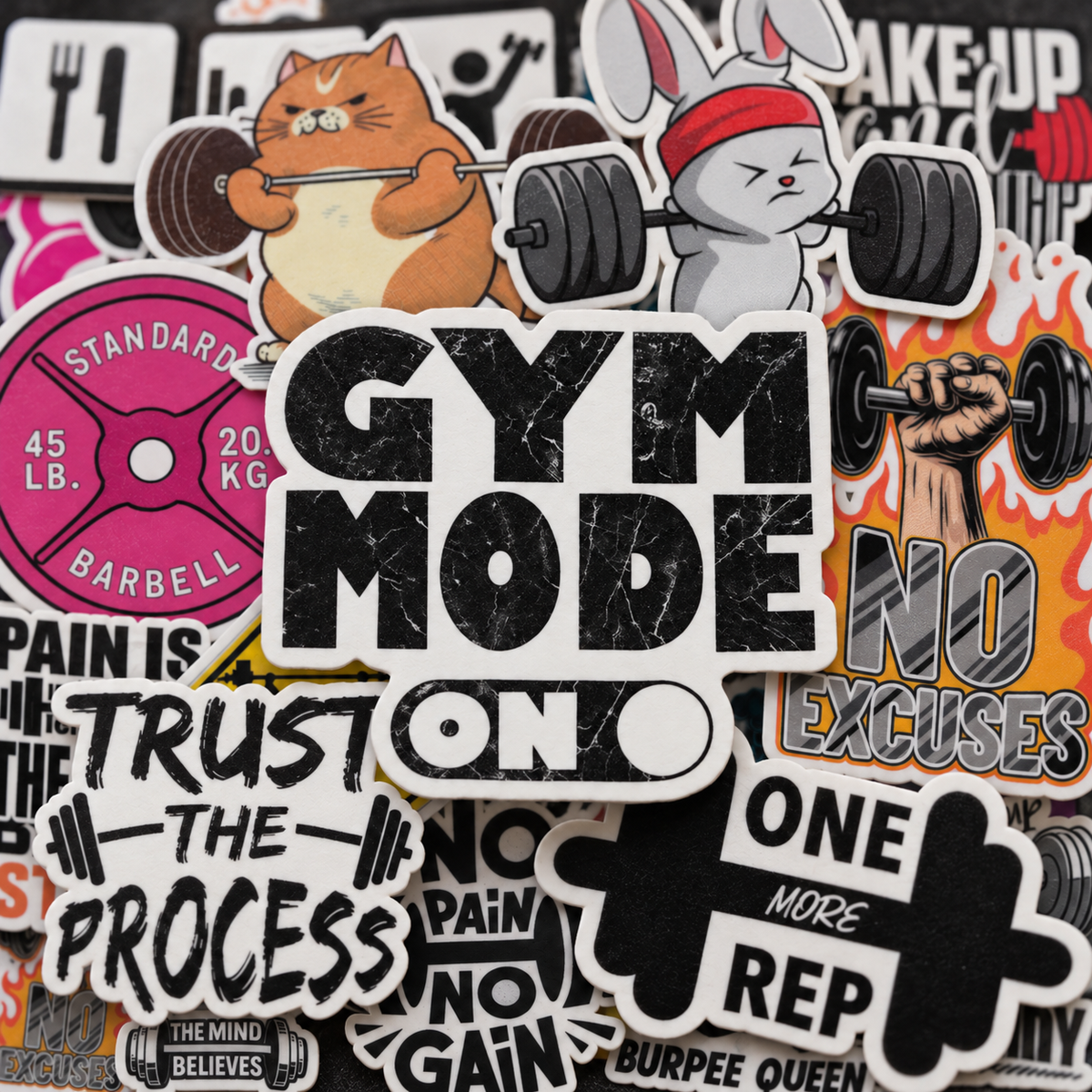 Gym Mode: On! - 50pcs