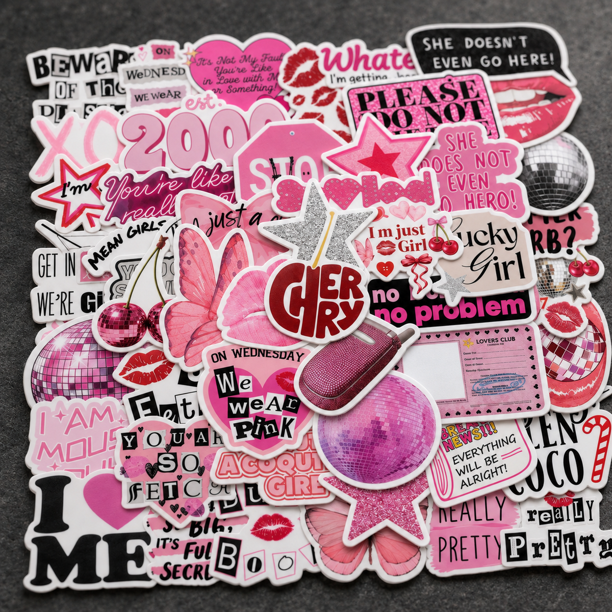 Pink Punk Throwback - 50pcs