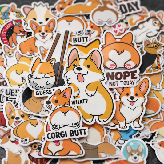 Guess what.. Corgi Butt - 50pcs