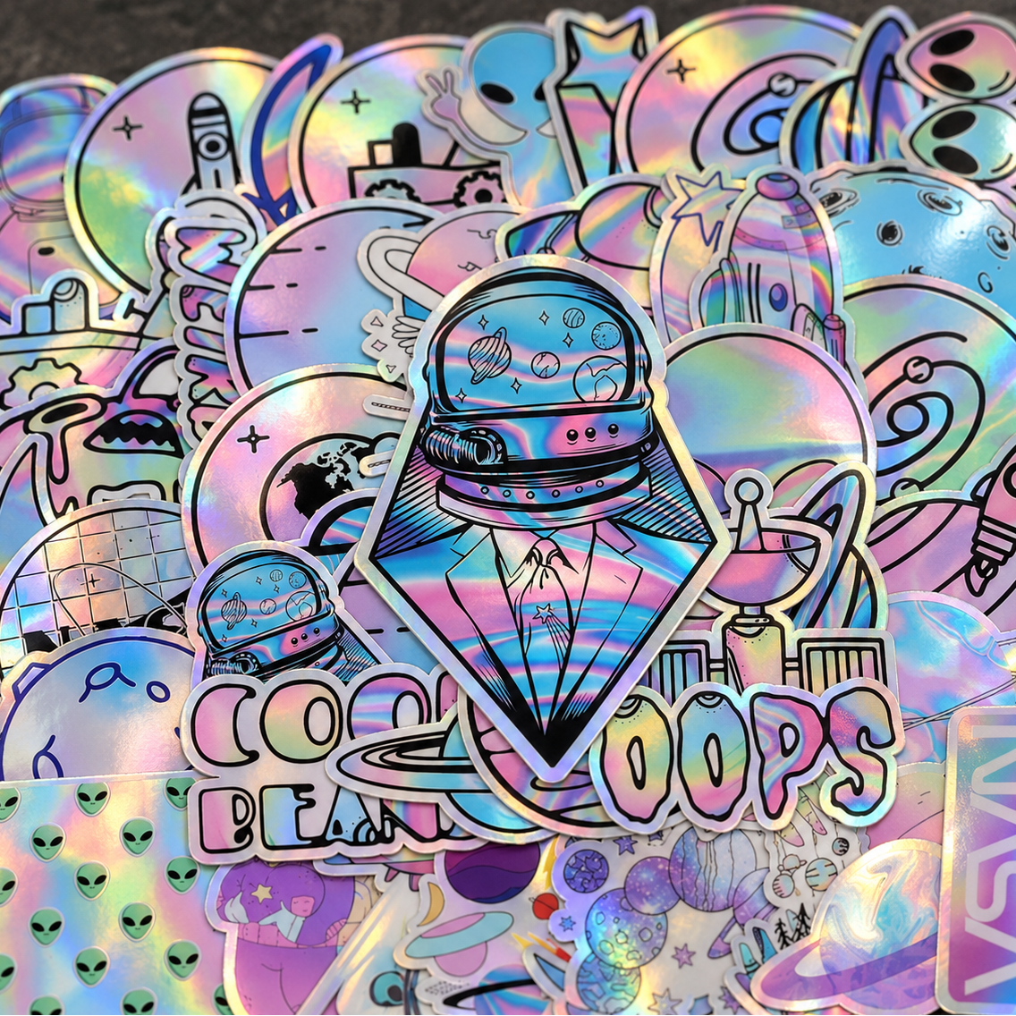 [Holographic] Cosmic Refractions - 50pcs