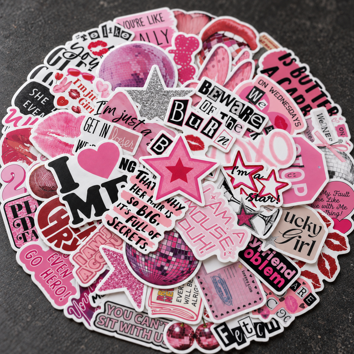 Pink Punk Throwback - 50pcs
