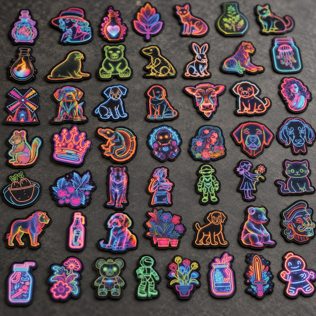 Graffiti x Neon - 50pcs