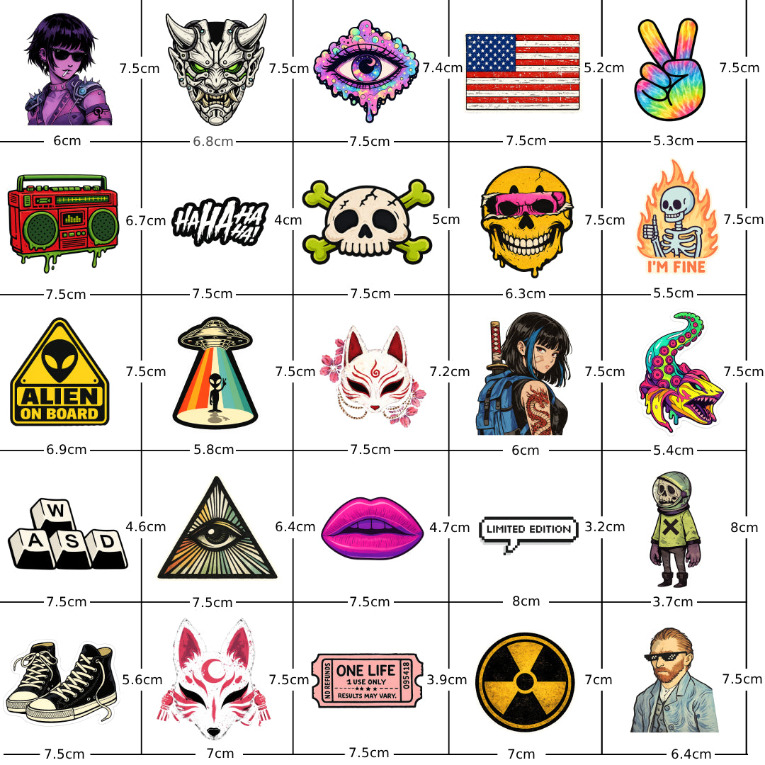 The Ultimate Stickerbomb™ - 150pcs