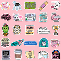 Sarcastic x Moody AF - 50pcs